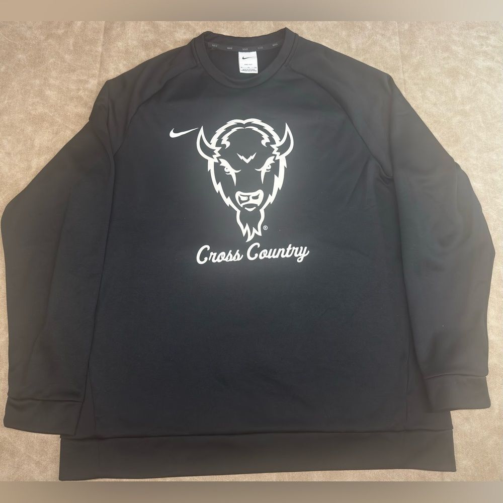 NIKE Howard University Bison Dri fit sweatshirt Vintage XL Cross Country